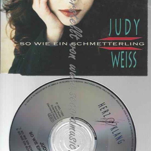 CD--JUDY WEISS--SO WIE EIN SCHMETTERLING (PLUS , PLUS 'CIAO, CIAO, CIAO')