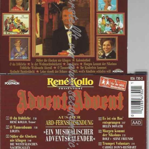 CD--VARIOUS | --ADVENT,ADVENT- Rene Kollo