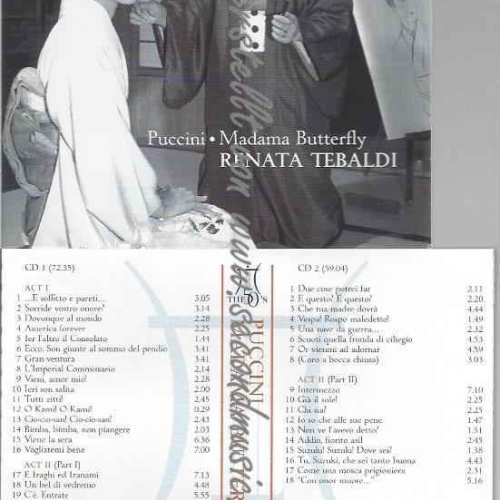 CD--RENATA TEBALDI--PUCCINI: MADAMA BUTTERFLY