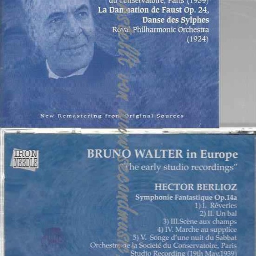 CD--WALTER, BRUNO UND OC PARIS | --BRUNO WALTER IN EUROPA