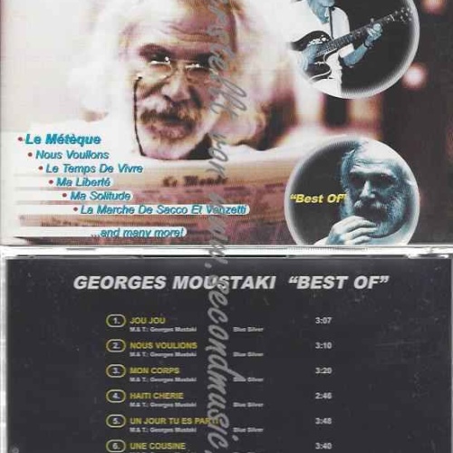 CD--HE BEST OF/ GEORGES MOUSTAKI--LIVE