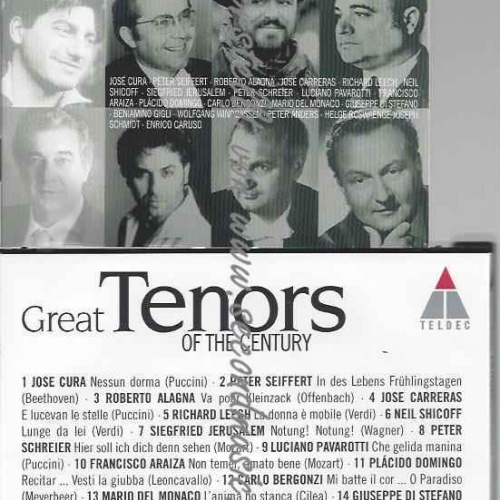 CD--VARIOUS | --GREAT TENORS OF THE CENTURY