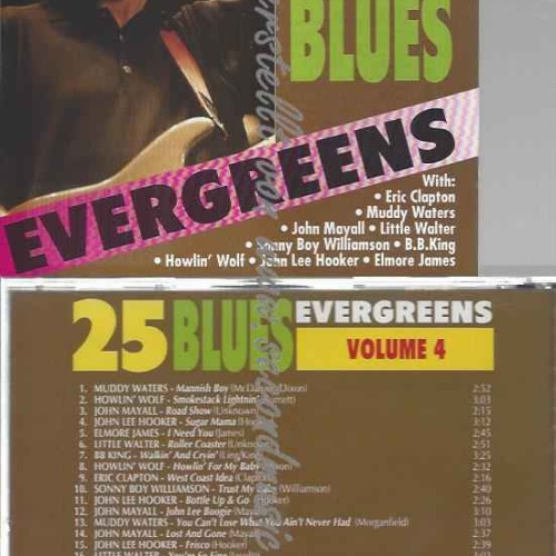 CD--DIVERSE | --EVERGREENS -  24 BLUES - VOLUME  4