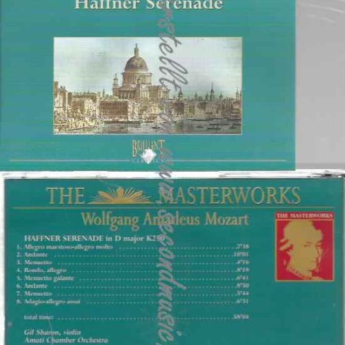 CD--GIL SHARON--THE MASTERWORKS L.. HAFFNER SERENADE