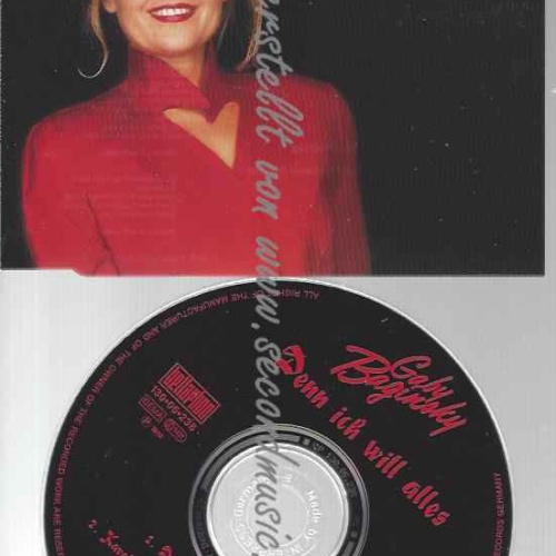 CD--BAGINSKY,GABY | --DENN ICH WILL ALLES