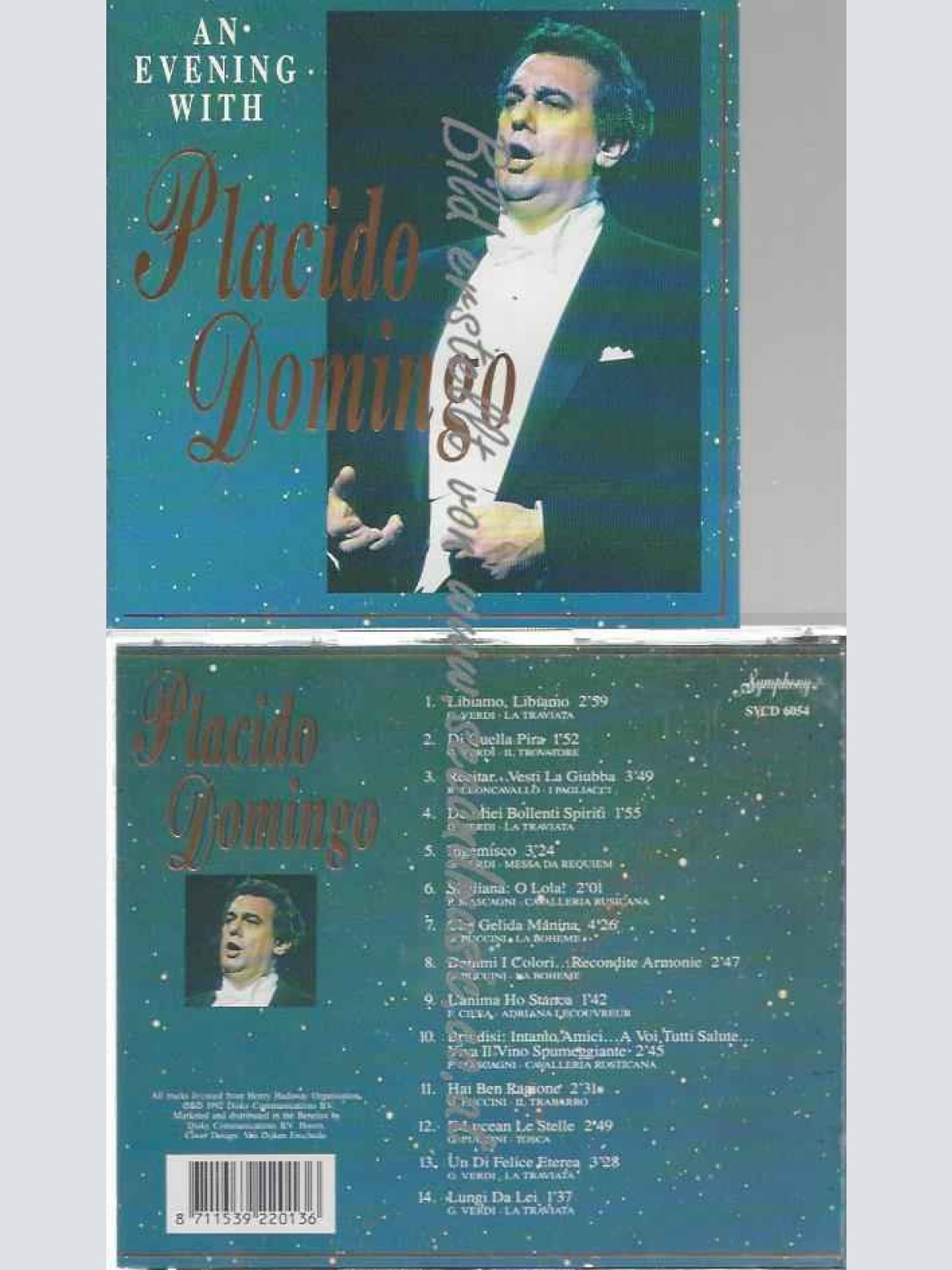 CD--PLACIDO DOMINGO--AN EVENING WITH PLACIDO DOMINGO