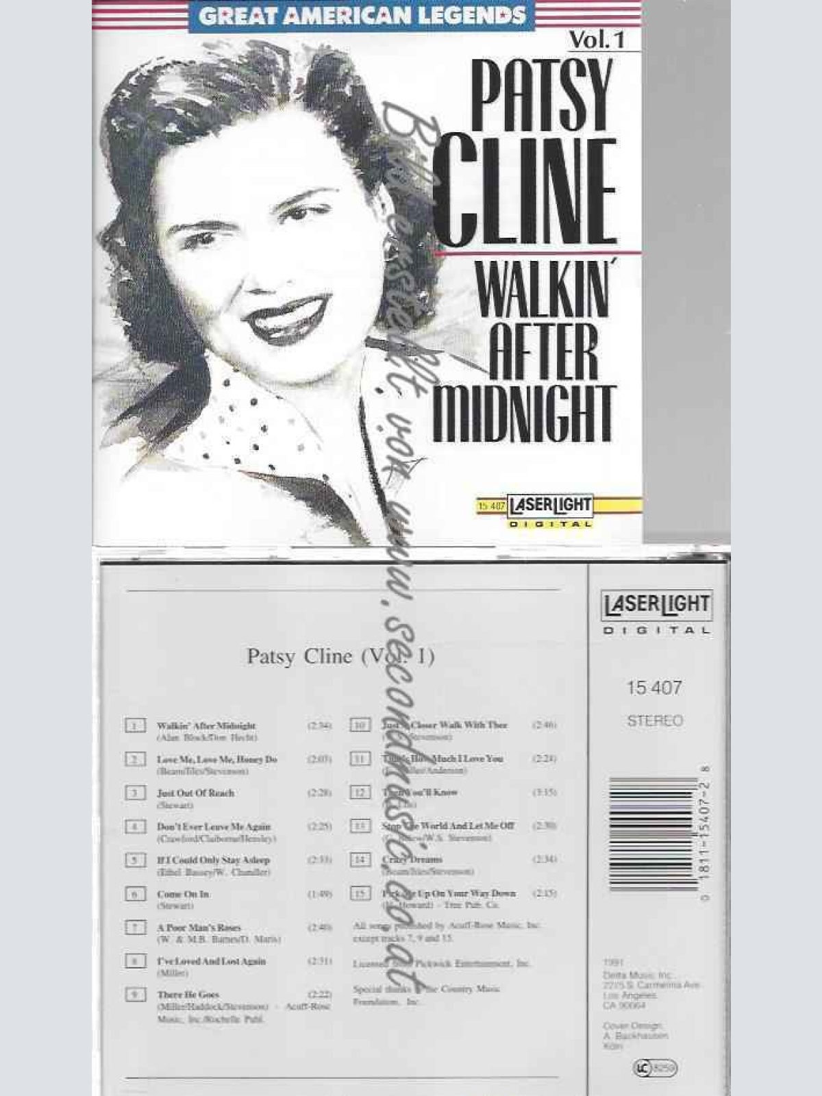CD--PATSY CLINE | --WALKIN AFTER MIDNIGHT