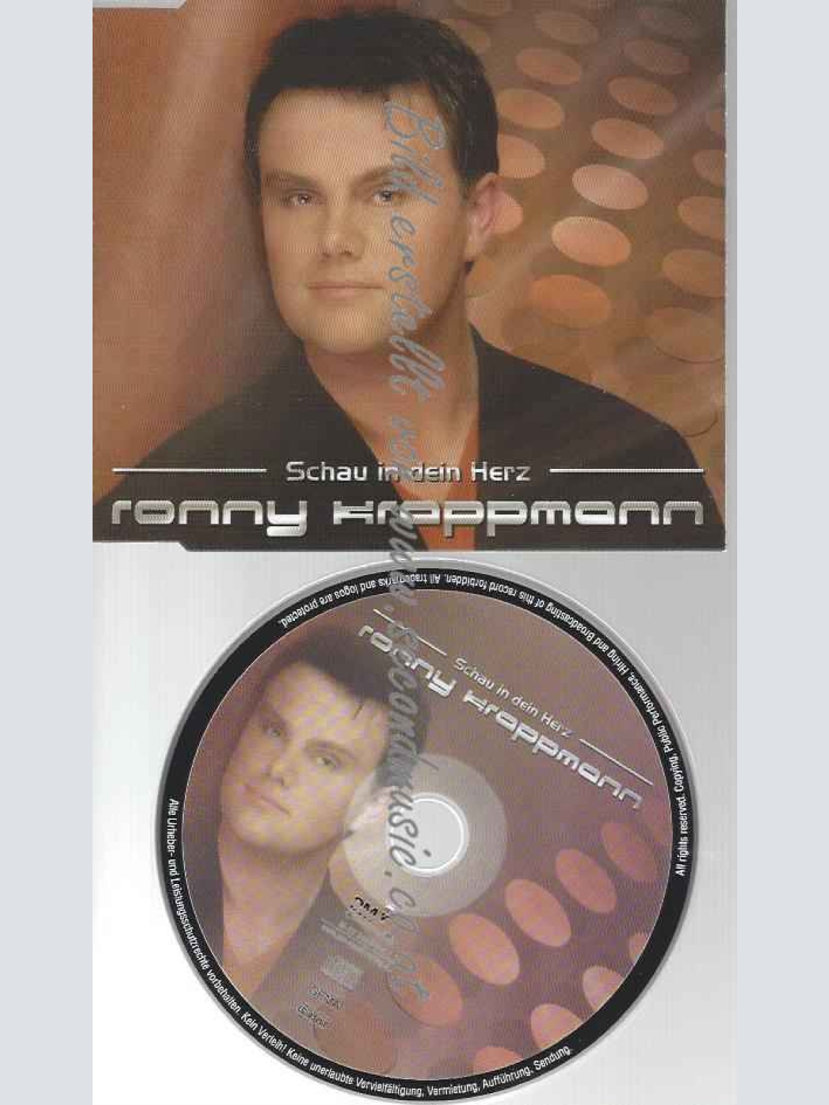 CD--RONNY KRAPPMANN--SCHAU IN DEIN HERZ