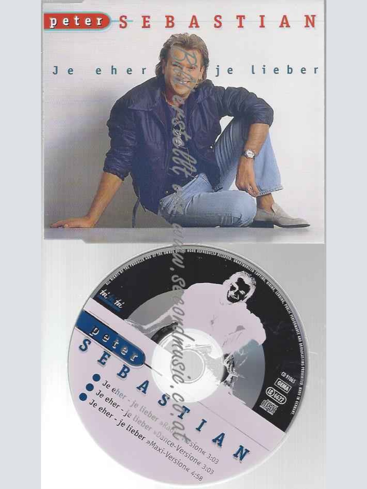 CD--SEBASTIAN,PETER | --JE EHER JE LIEBER