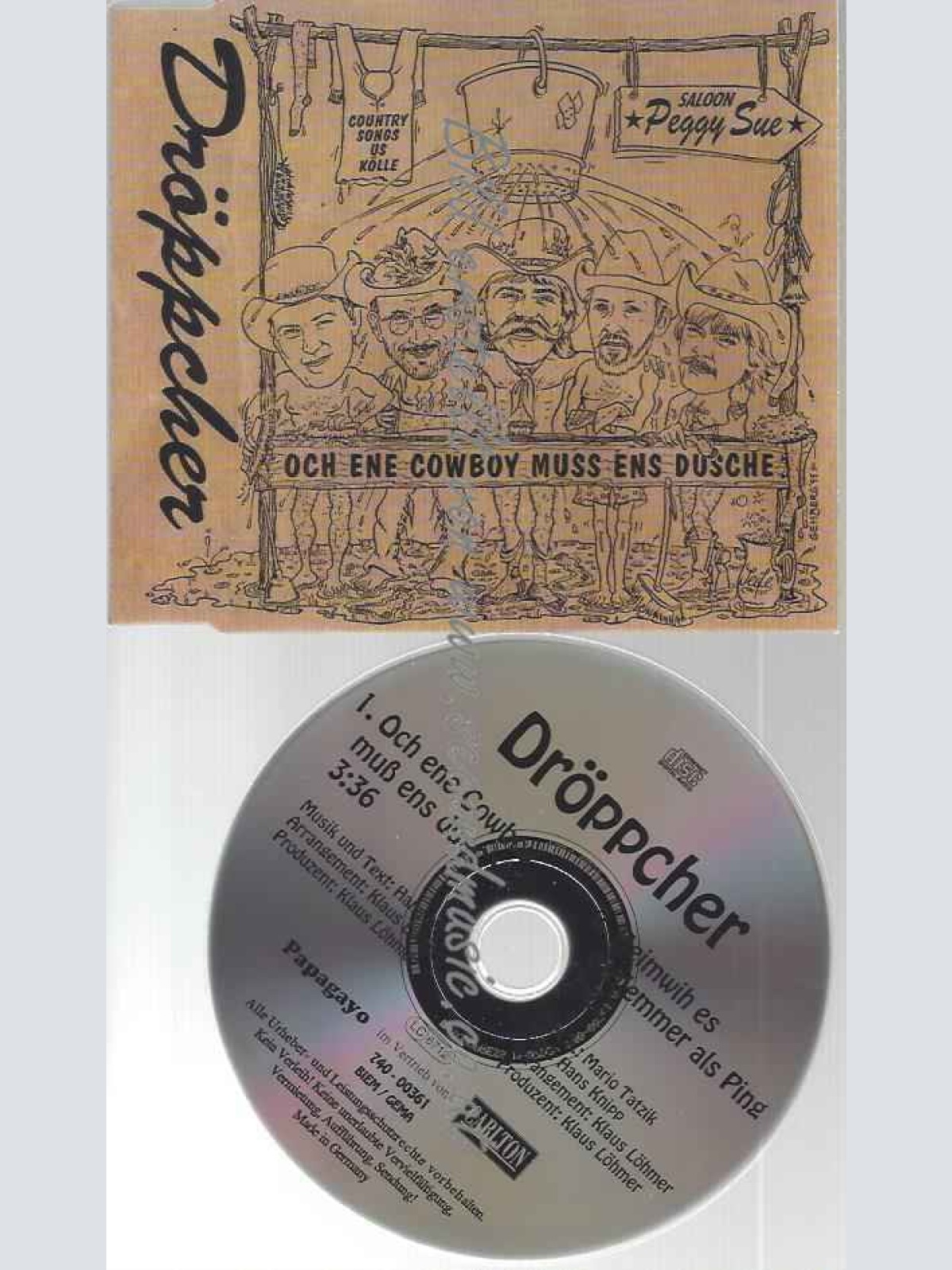 CD--DRÖPPCHER | --OCH ENE COWBOY MUSS ENS DUSCHE