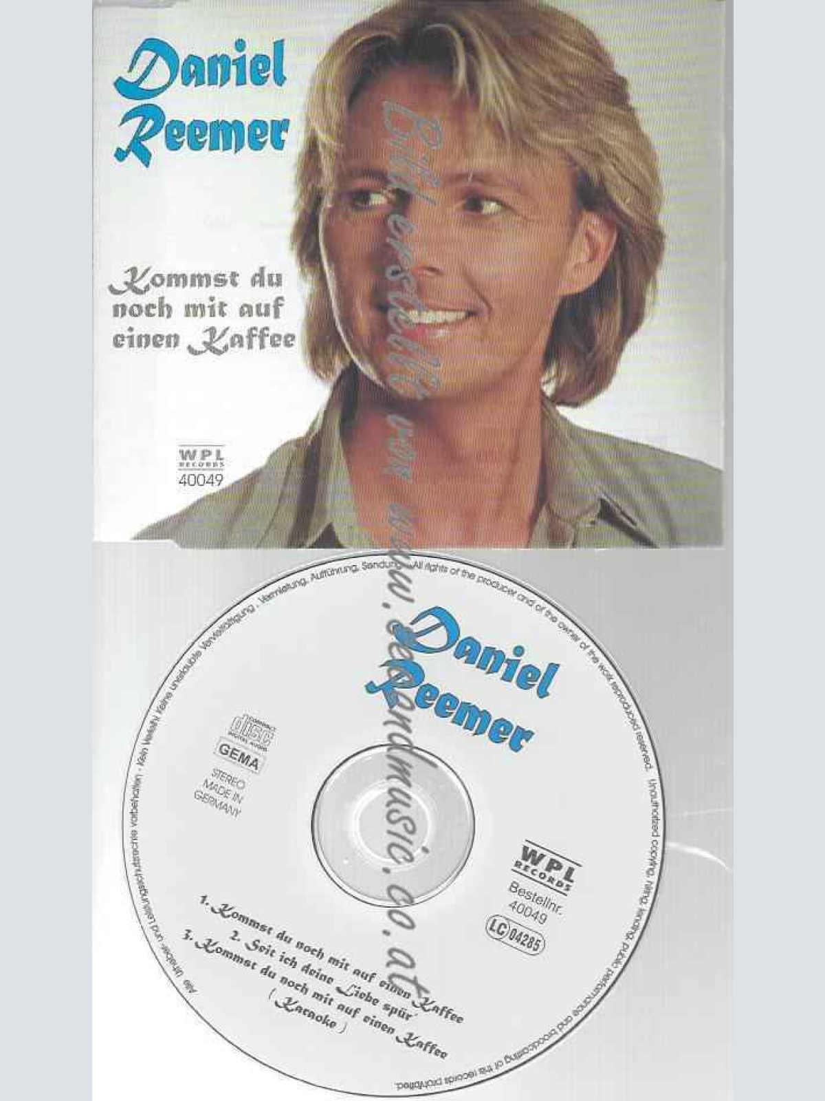 CD--REEMER,DANIEL--KOMMST DU NOCH MIT AUF EINEN K