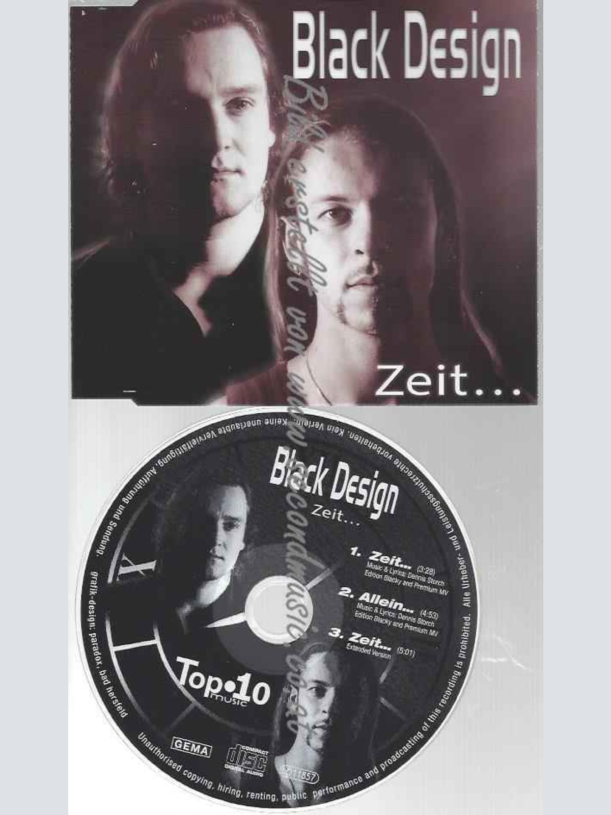 CD--BLACK DESIGN | --ZEIT...