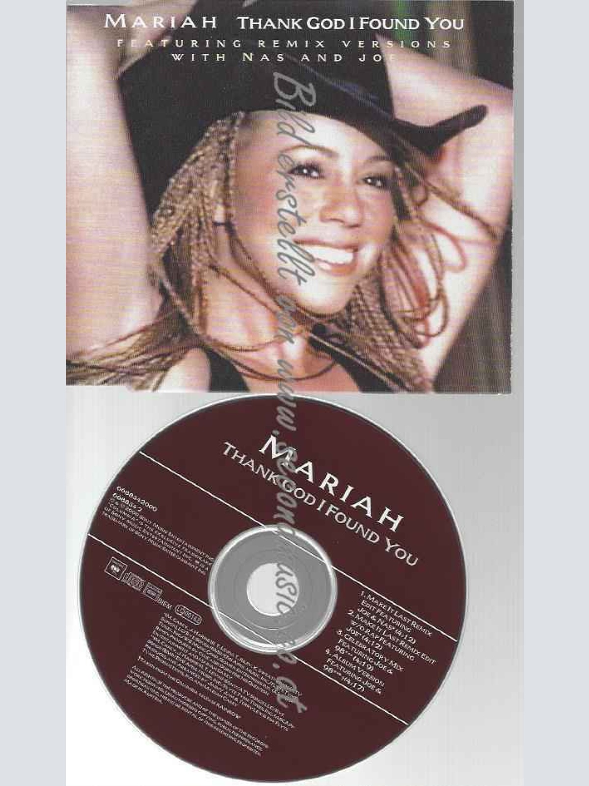 CD--MARIAH CAREY | --THANK GOD I FOUND YOU(REMIX)
