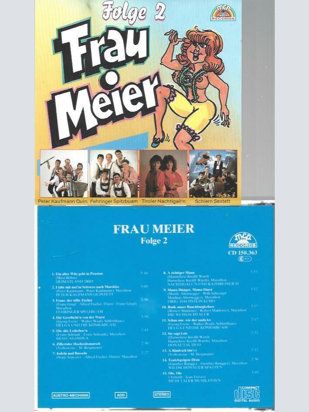 CD--HEIMATLAND TRIO, PETER KAUFMANN QUINTETT, –FRAU MEIER – FOLGE 2