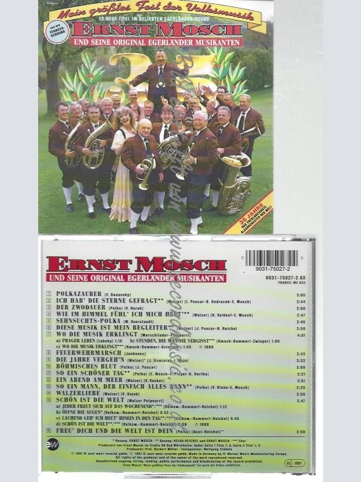 CD--ERNST MOSCH  -    MEIN GRÖßTES FEST DER VOLKSMUSIK -