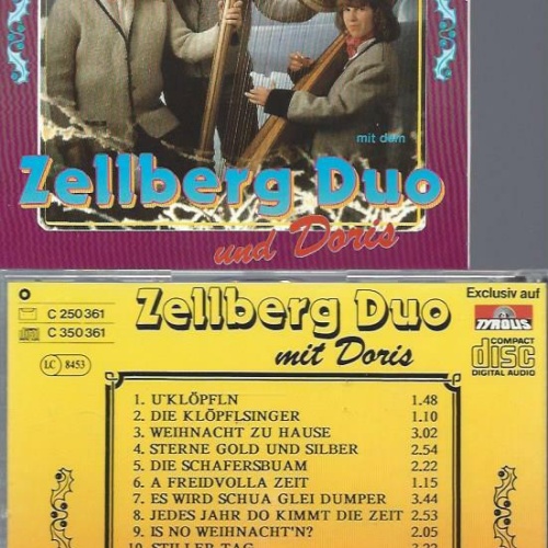 CD--Zellberg Duo –Weihnachten im Zillertal-
