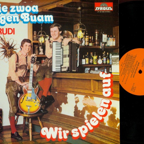 LP-- Die Zwoa Lustigen Buam Lois + Rudi – Wir Spielen Auf  // NM