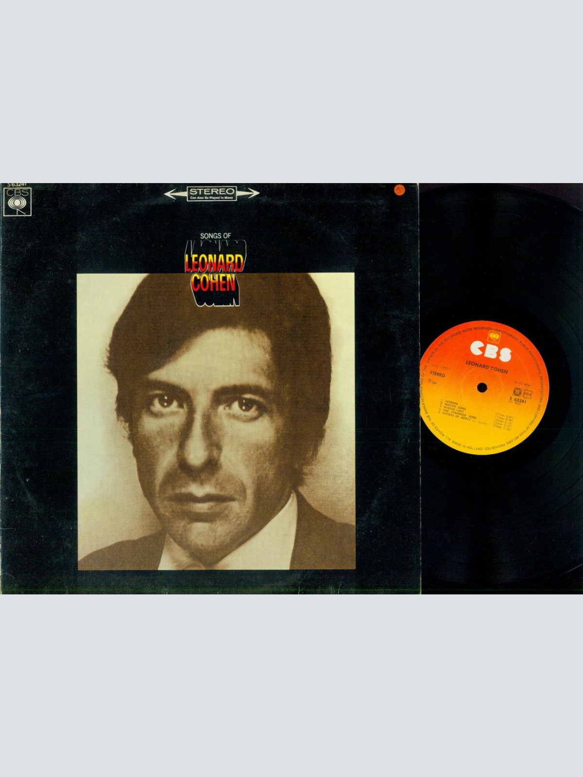 LP--Leonard Cohen – Songs Of Leonard Cohen    /  63241 NL