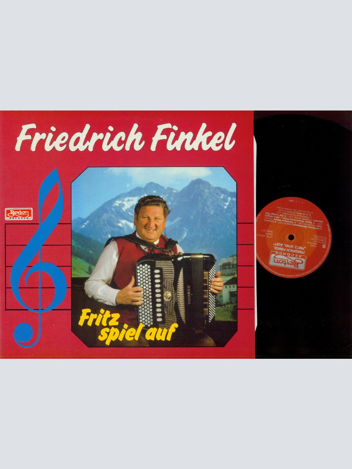 LP--Friedrich Finkel -- Fritz spiel auf  // NM