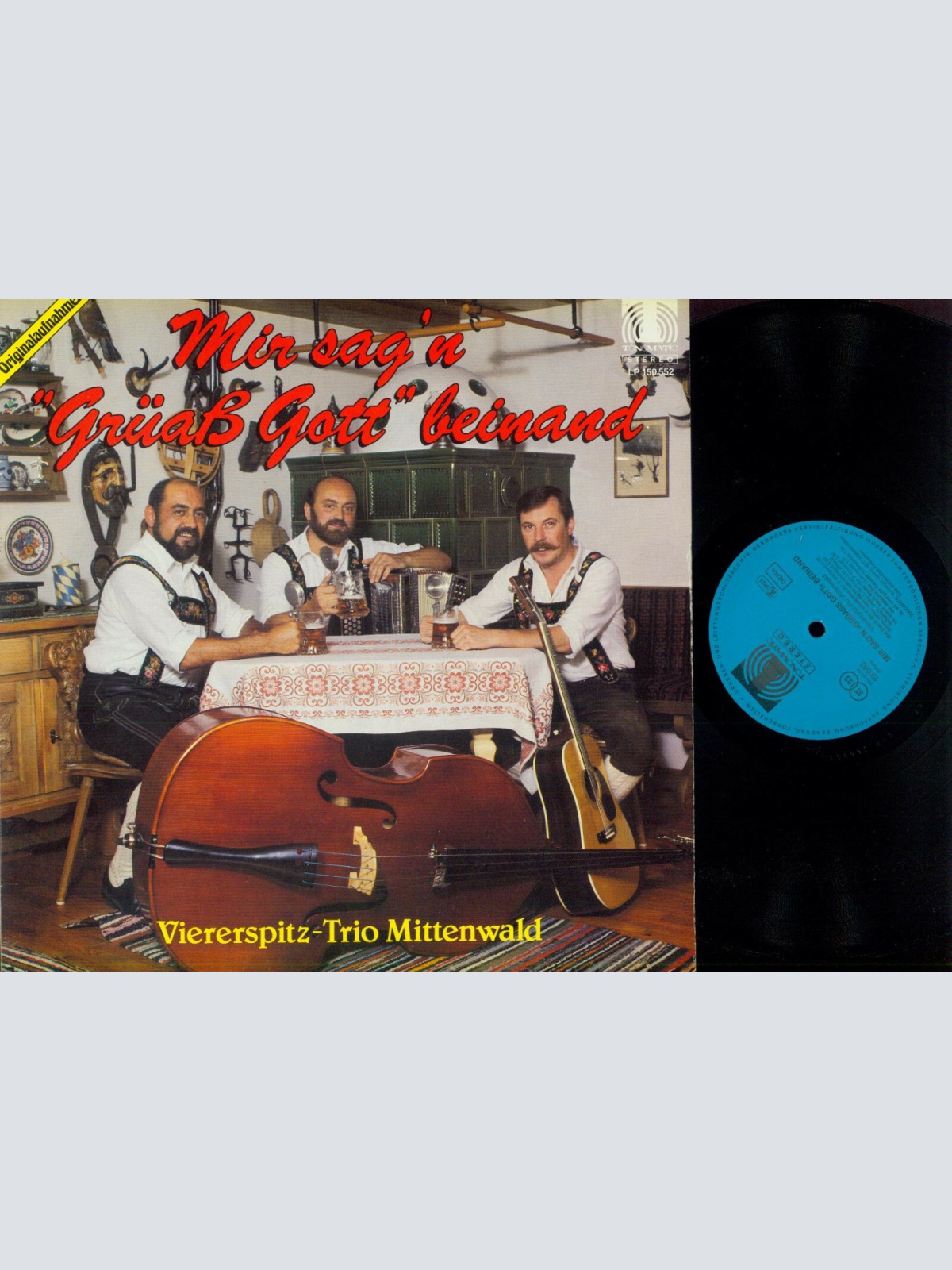 LP--Viererspitz  Trio Mittenwald -- Mir sagn Gruaß Gott beinand  // NM