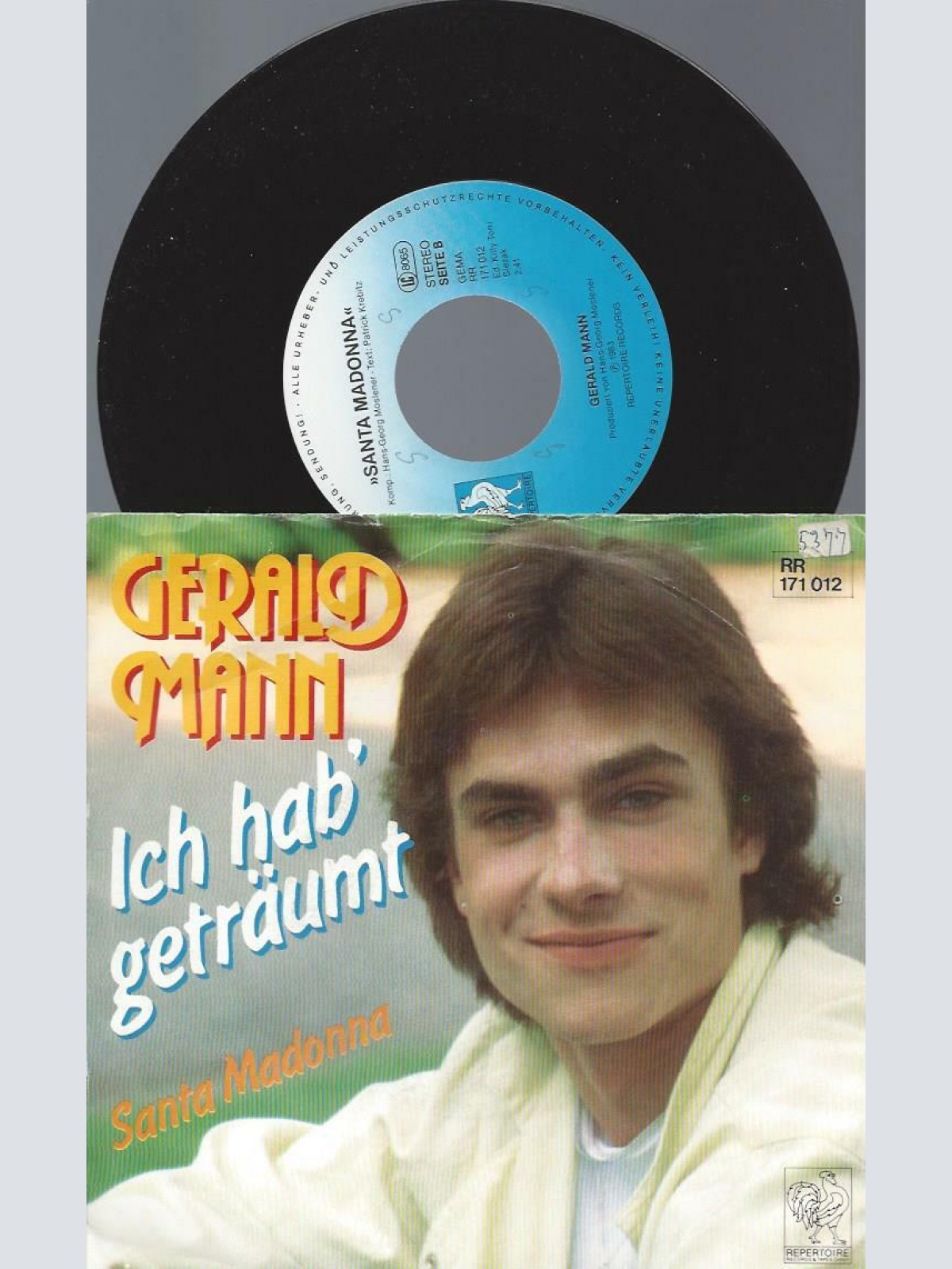 7" Gerald Mann – Ich Hab Geträumt