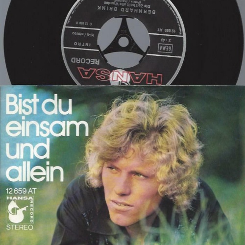 7" Bernhard Brink – Bist Du Einsam Und Allein