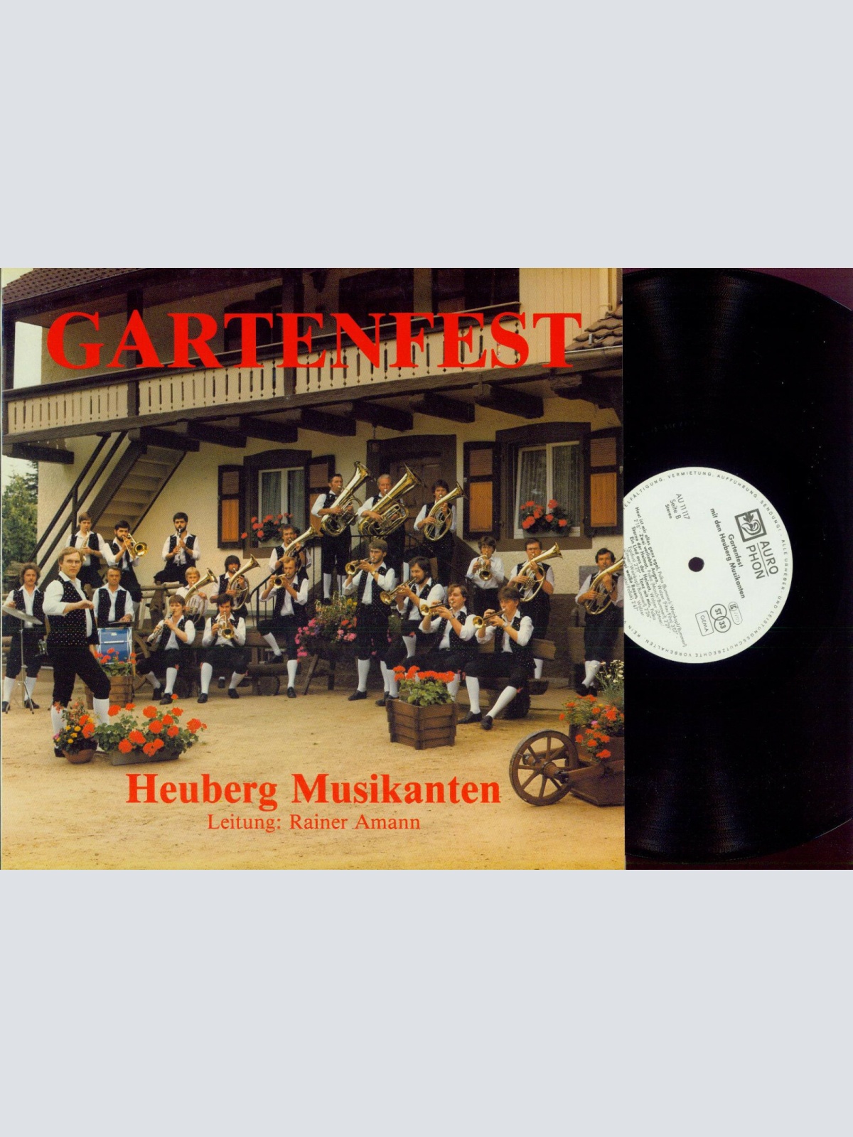 LP--Heuberg Musikanten  -- Gartenfest //NM