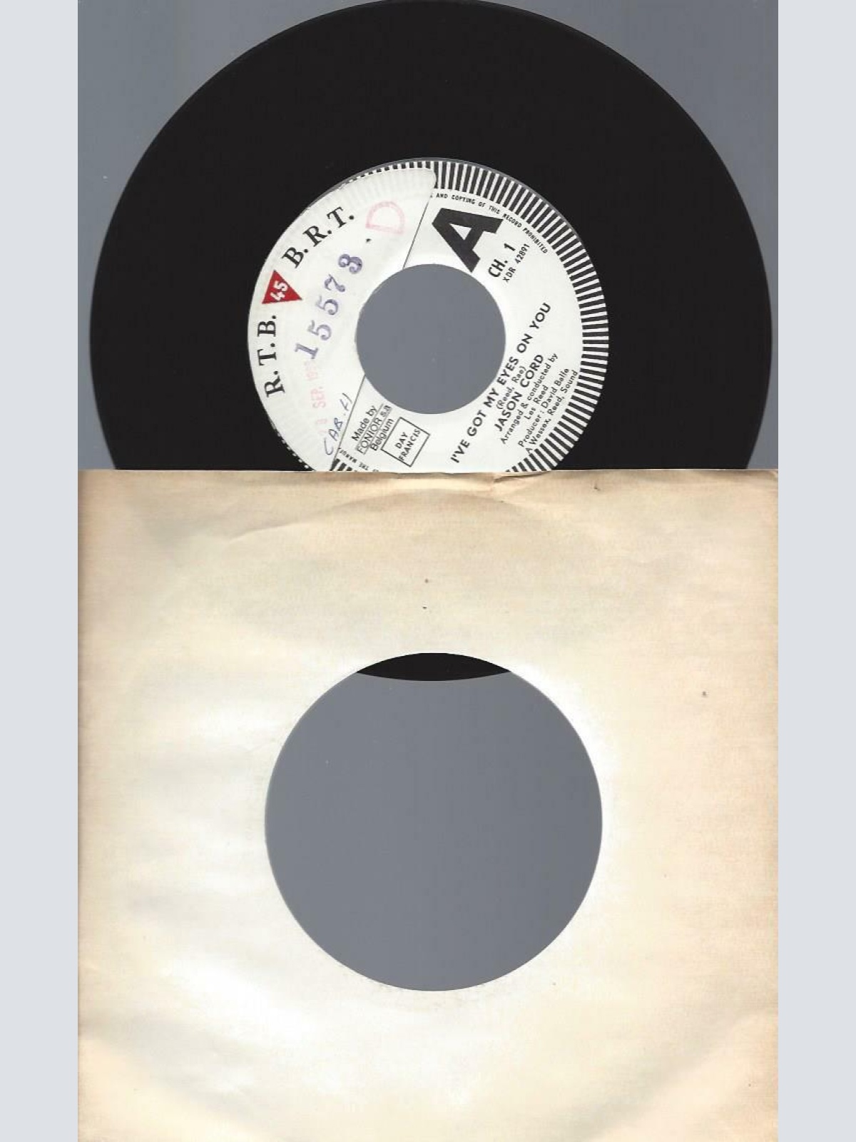 7" Jason Cord – I've Got My Eyes On You  / Promo