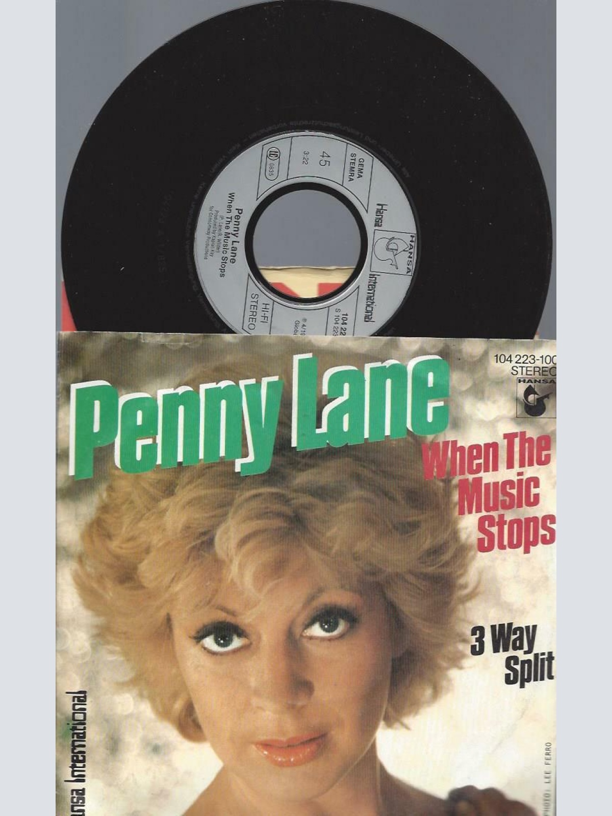 7" Penny Lane --  When The Music Stops+ Info