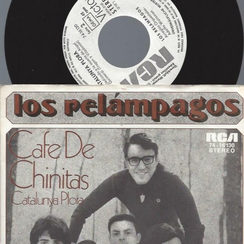 7" Los Relampagos – Cafe De Chinitas  / Promo