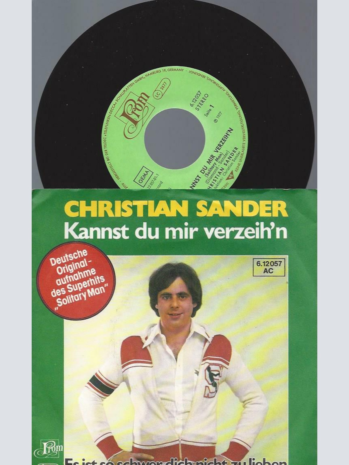 7" Christian Sander – Kannst Du Mir Verzeih'n
