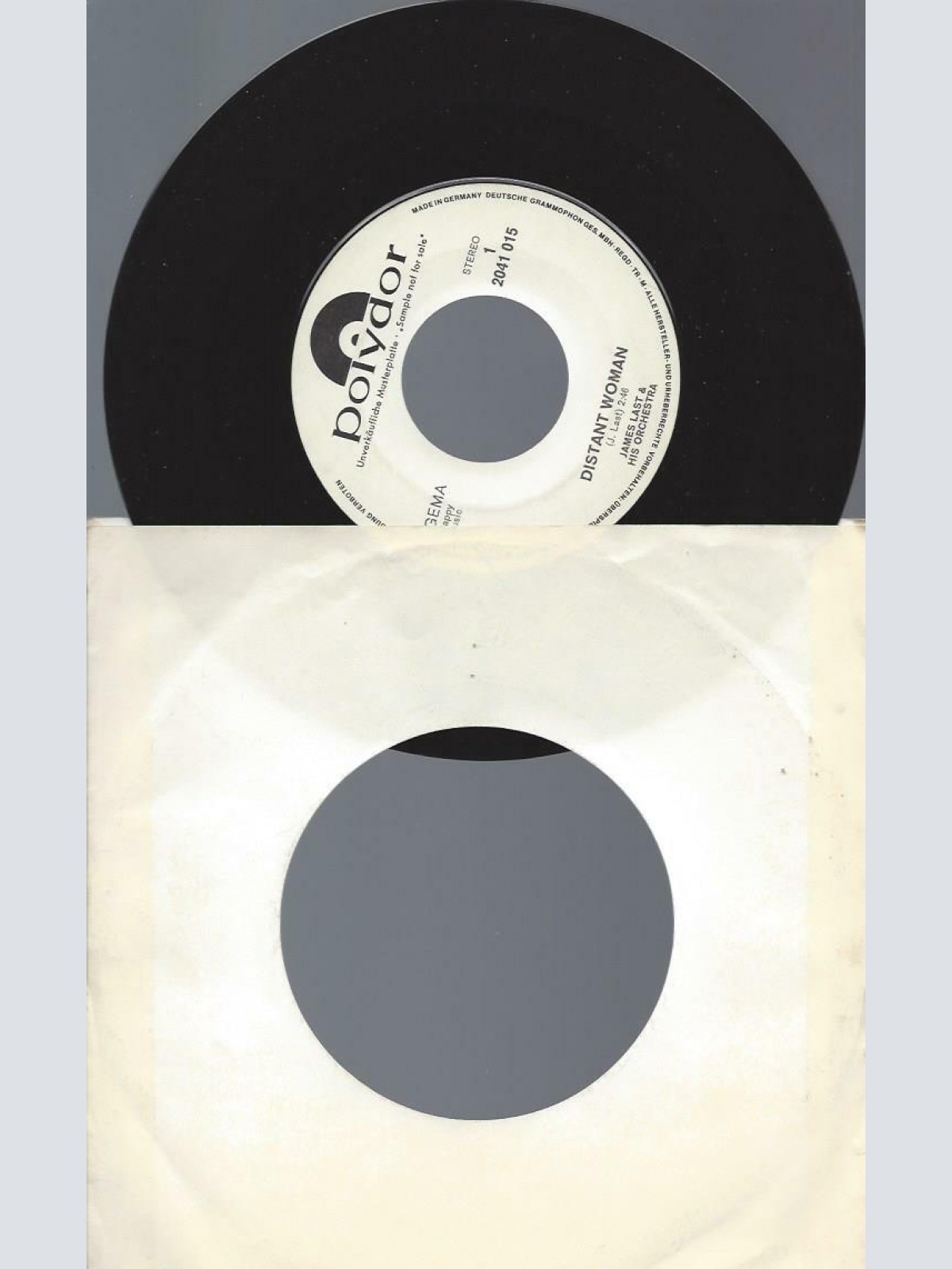 7" James Last – Distant Woman / Promo