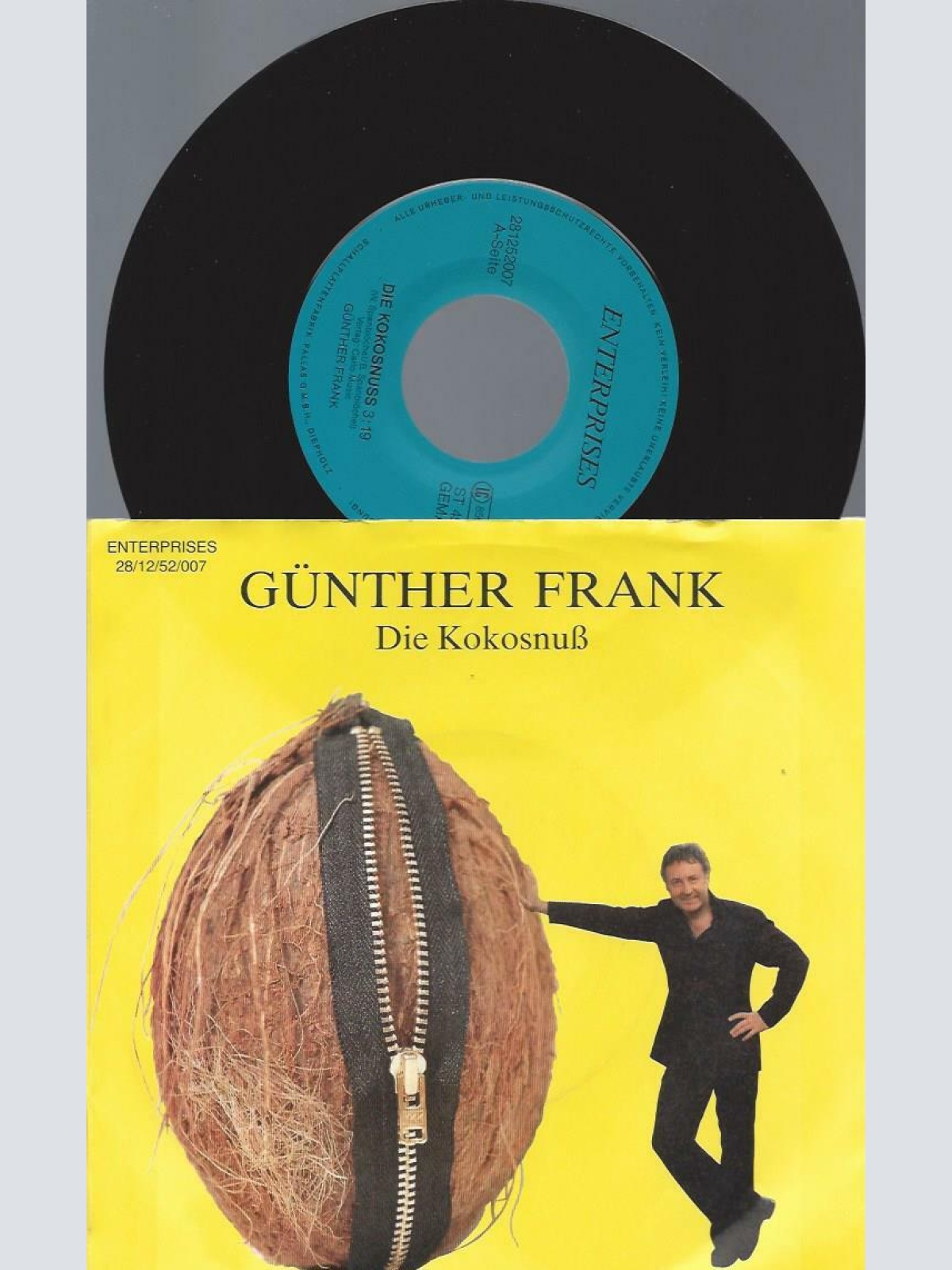 7" Günther Frank --Die Kokusnuß