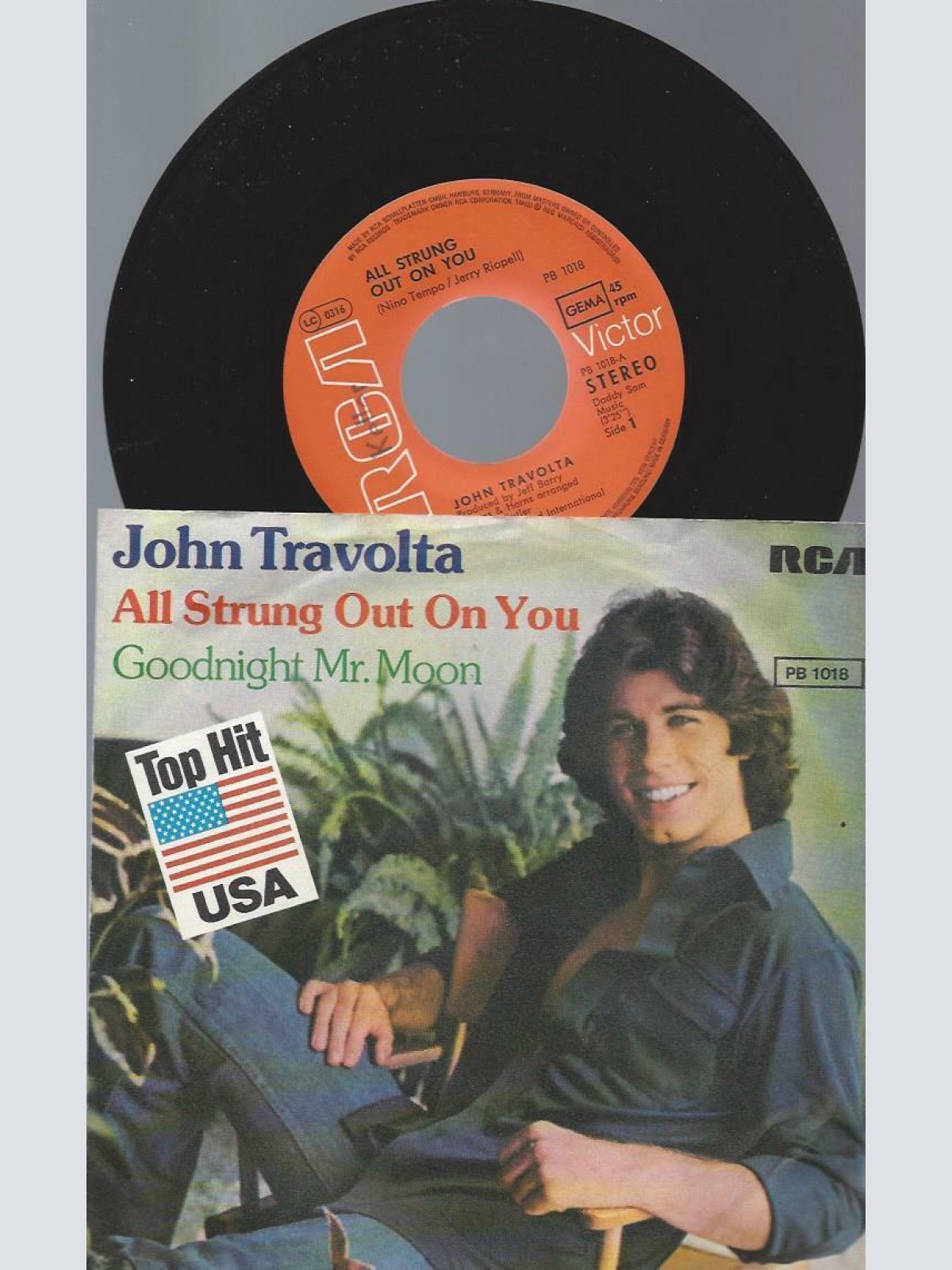 7" John Travolta – All Strung Out On You