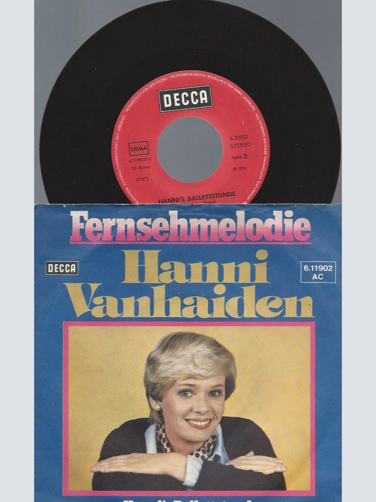 7" Hanni Vanhaiden – Fernsehmelodie