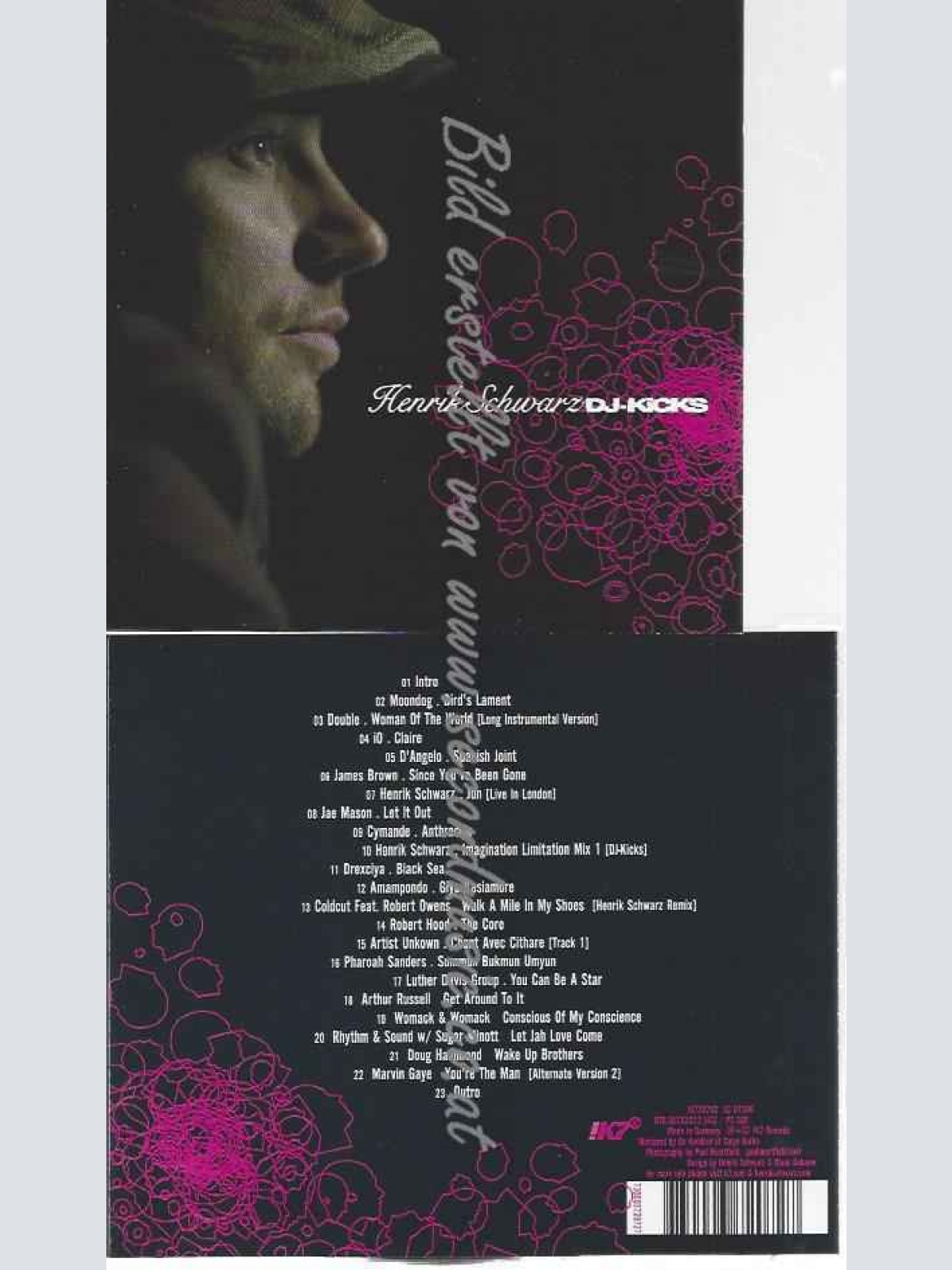 CD--Henrik Schwarz  --DJ Kicks