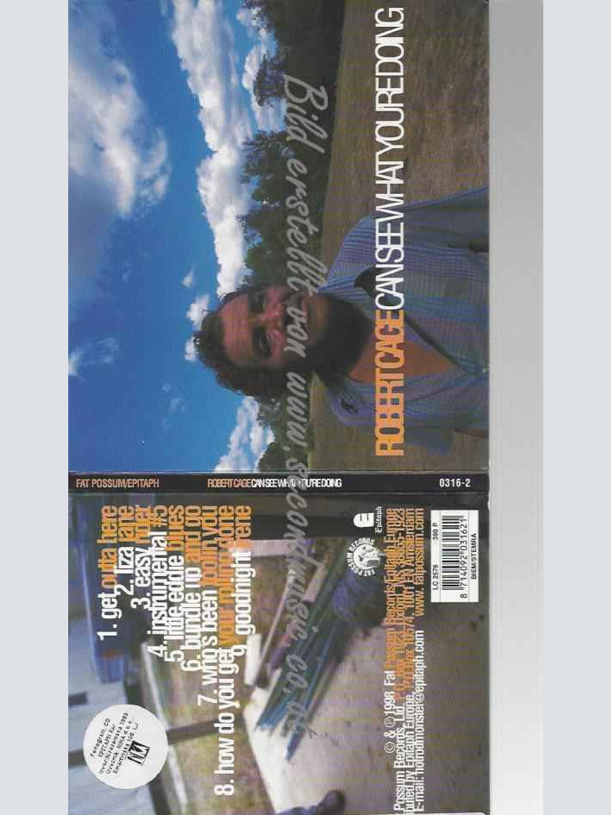 CD--Robert Cage  --++Can See What You Re Doing