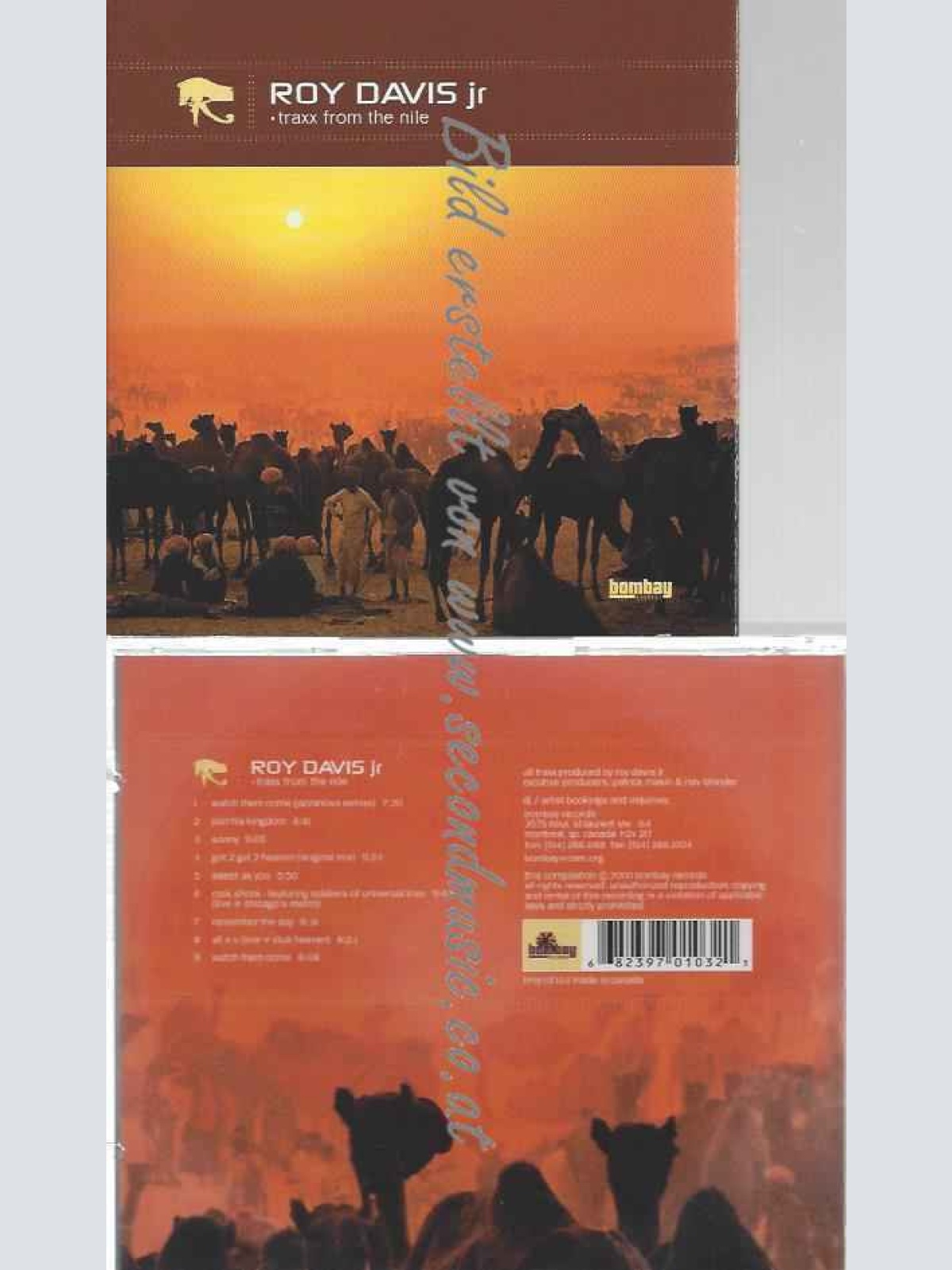 CD--Roy Davis Jr.  --Traxx from the Nile