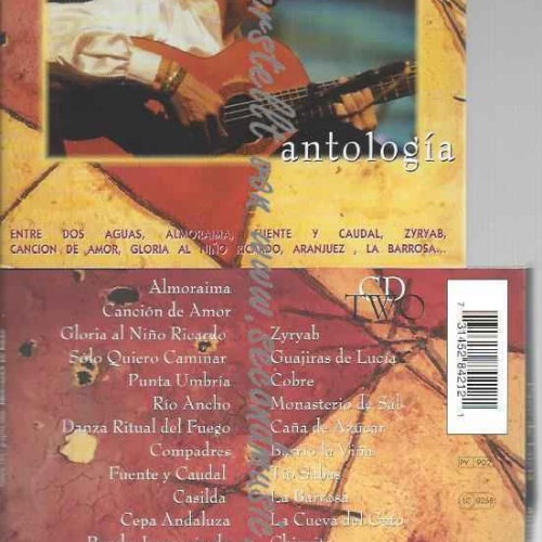 CD--Paco de Lucia  --Greatest Hits (Antologia)