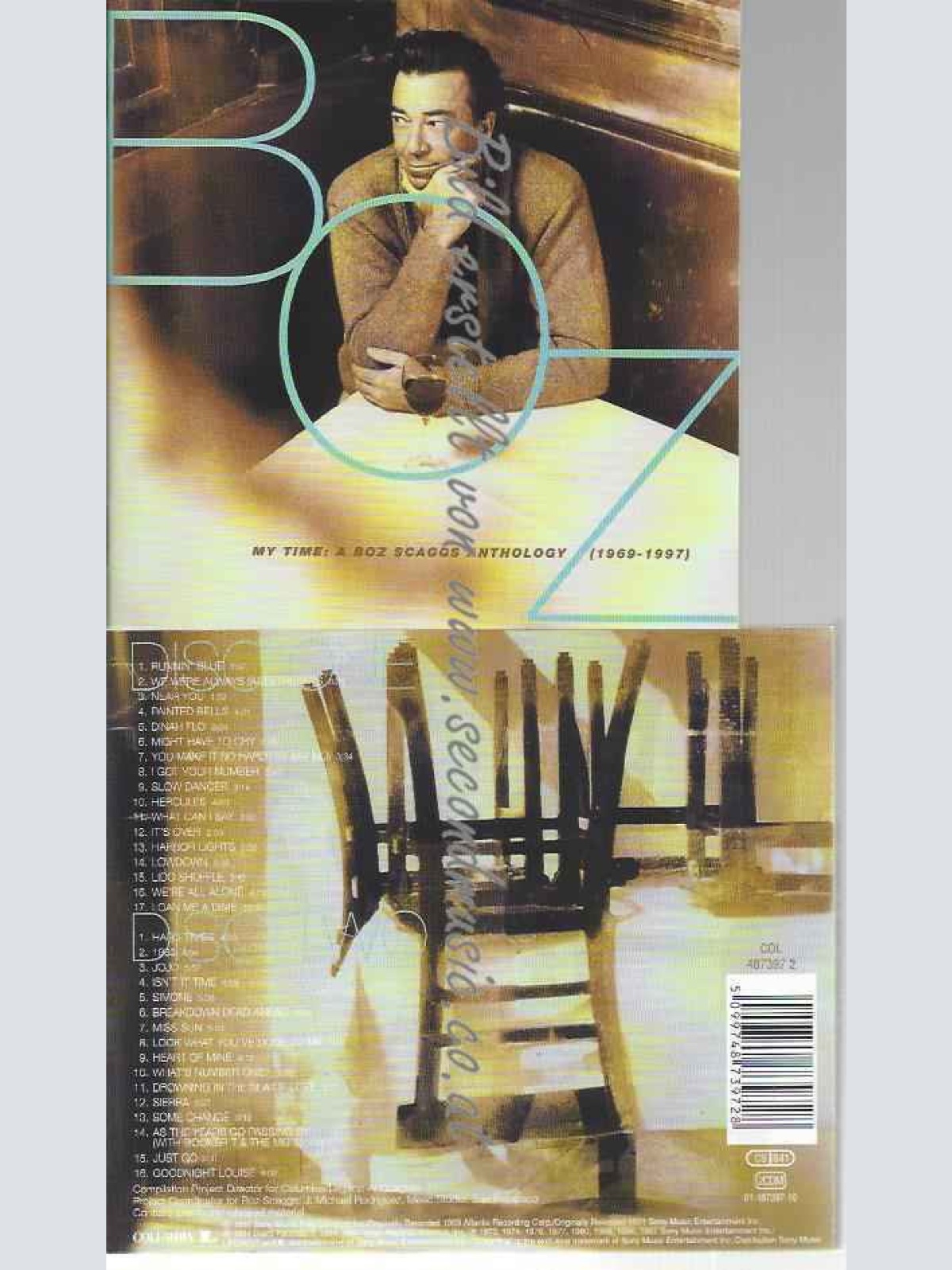 CD--Boz Scaggs  --My Time: A Boz Scaggs Anthology