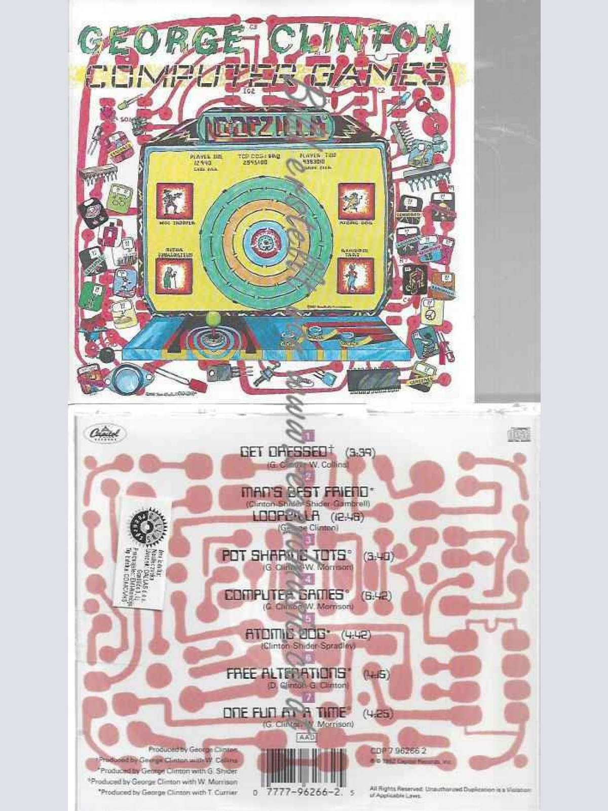 CD--George Clinton  --Computer Games