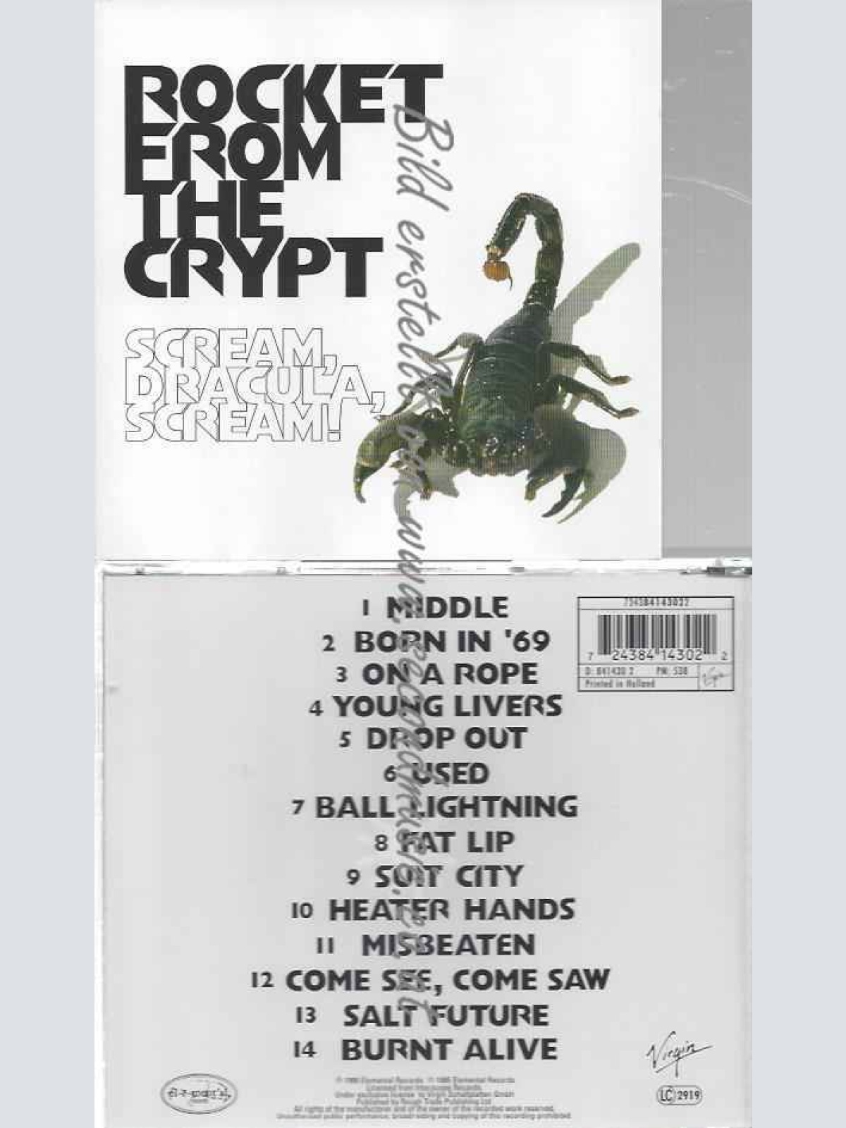 CD--Rocket From The Crypt  --Scream,Dracula,Scream