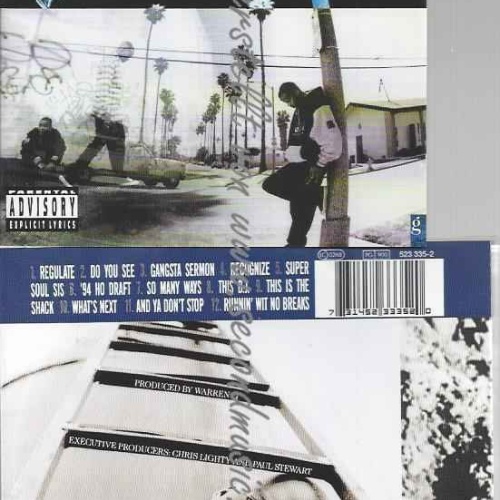 CD--Warren G  --Regulate-the G Funk Era