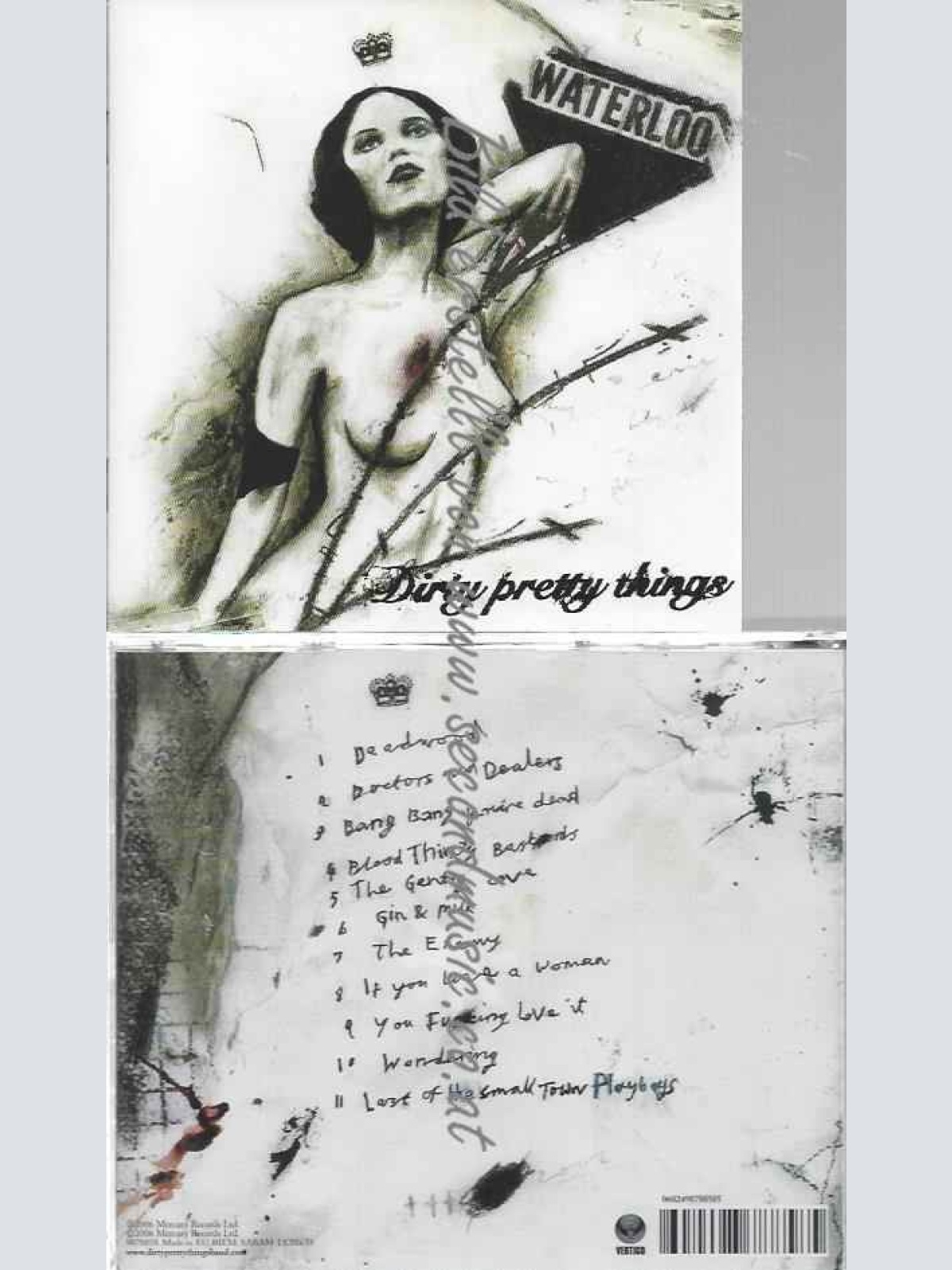 CD--Dirty Pretty Things  --Waterloo to Anywhere