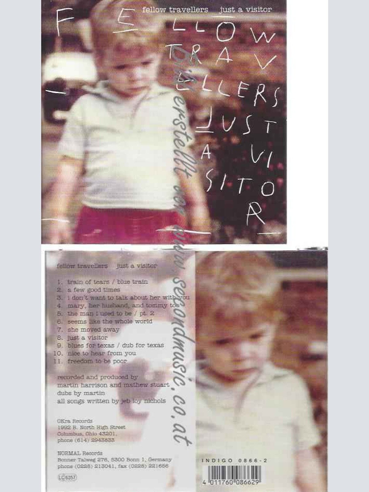 CD--Fellow Travellers  --Just a Visitor