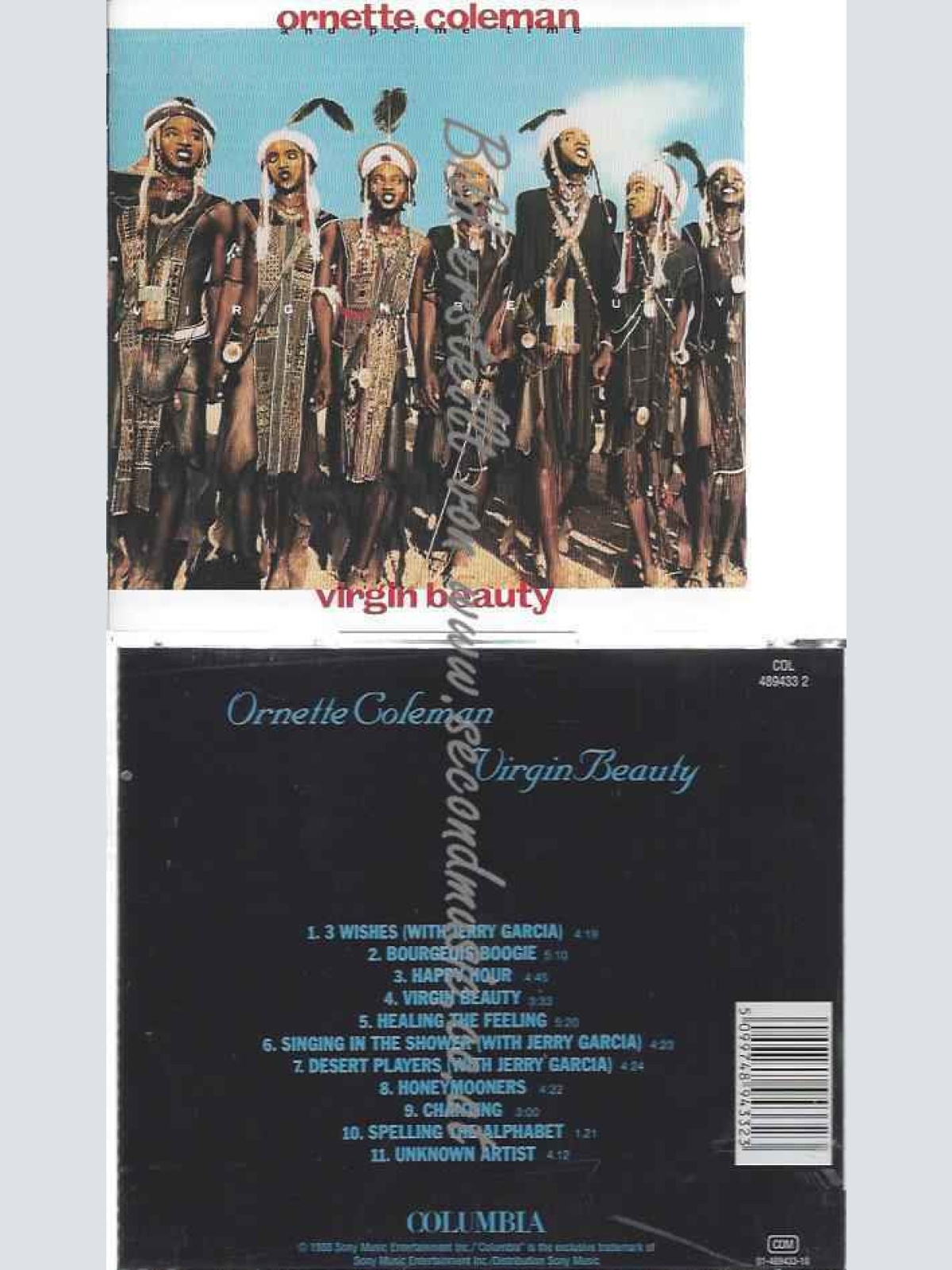 CD--  Ornette Coleman And Prime Time  --Virgin Beauty