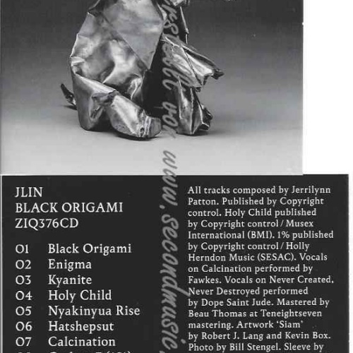 CD--Jlin  --Black Origami
