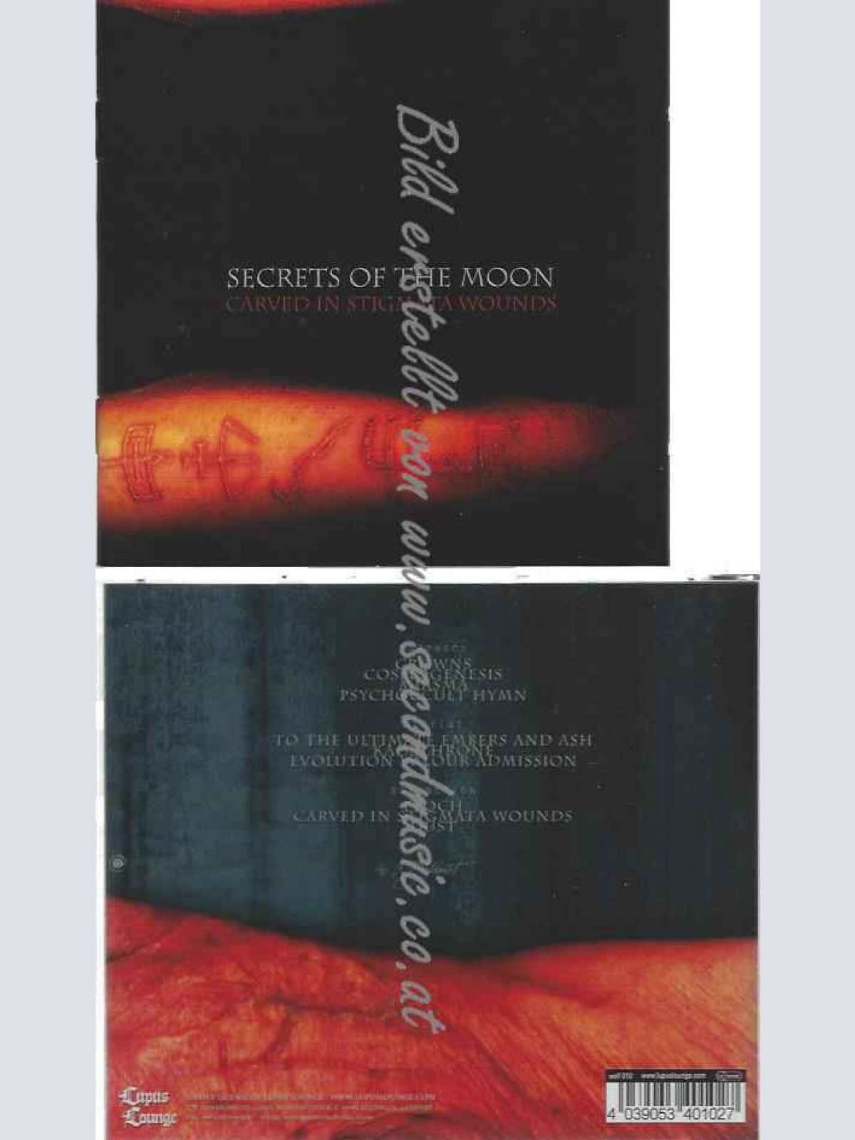 CD--Secrets of the Moon  --Carved in Stigmata Wounds
