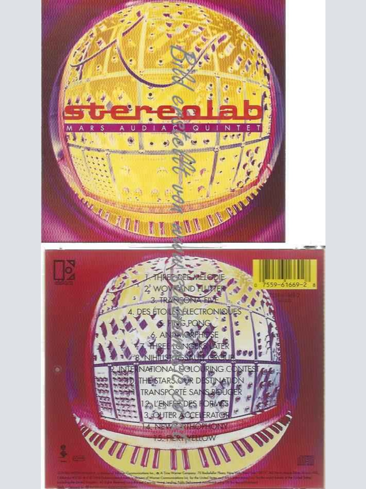 CD--Stereolab  --Mars Audiac Quintet