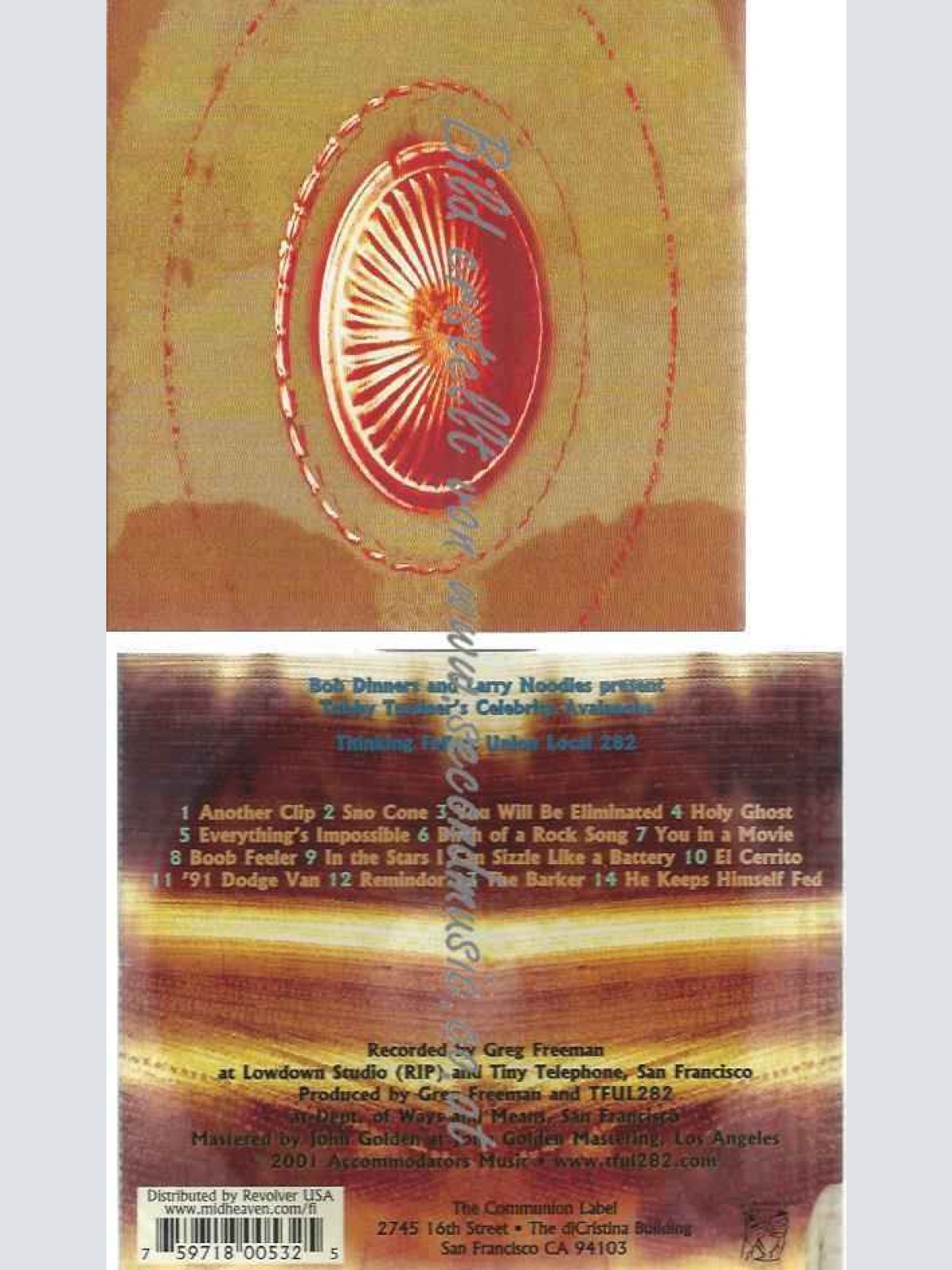 CD--Thinking Fellers Union Local   --Bob Dinners & Larry Noodles...